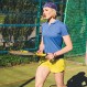 여성용 골프 폴로 셔츠 경량 수분 흡수 반소매 셔츠 빠른 건조 운동용 테니스 탑