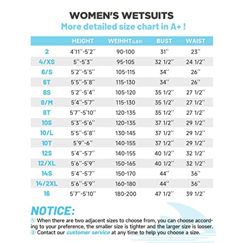 Divmystery 잠수복 여성(15 사이즈) - 슈퍼 신축성 - 여성용 3/2mm 전신 잠수복, 서핑 다이빙용 잠수복 스노클링 카약 패들보딩 냉수 수상 스포츠