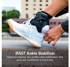 ARYSE IFAST - 발목 안정 장치 - 남성과 여성을 위한 우수한 발목 지지대. 농구, 야구, 달리기, 축구, 배구 등 - (스몰, 블랙, 싱글)
