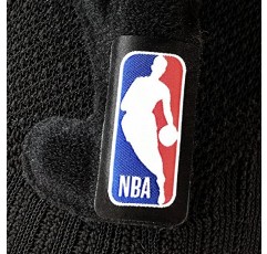 Bauerfeind 스포츠 무릎 지원 NBA - 공식 라이센스를 받은 의료용 압축 농구 보조기 - 통증 완화 및 안정화를 위한 오메가 젤 패드가 포함된 슬리브 디자인(블랙, M)