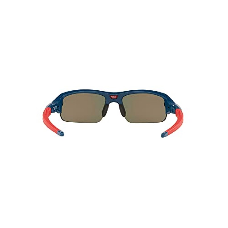 Oakley Child 선글라스 광택 블랙 프레임, 프리즘 그레이 렌즈, 58MM