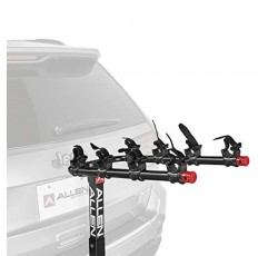 Allen Sports Deluxe 4-자전거 히치 마운트 랙(2인치 수신기), 블랙