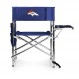 PICNIC TIME NFL 남녀공용-성인 NFL 스포츠 의자(사이드 테이블 포함), 비치 체어, 성인용 캠프 의자