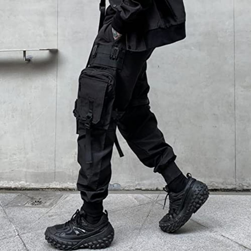 Aelfric Eden Mens Techwear 조깅 바지 긴 멀티 포켓 야외 패션 캐주얼 조깅 쿨 팬츠