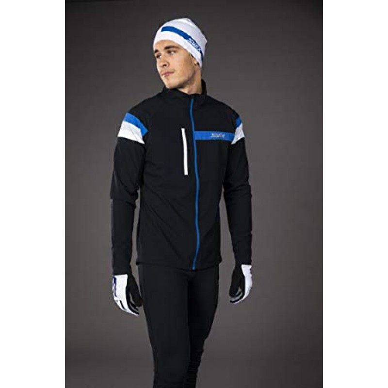Swix 남성용 통기성 방풍 활성 야외 크로스컨트리 스키 겨울 스포츠 재킷