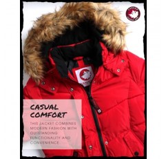 CANADA WEATHER GEAR 여성용 겨울 코트 - 헤비급 절연 스키 재킷 - 퀼팅 아우터 윈드브레이커 스노우 파카(S-XL)