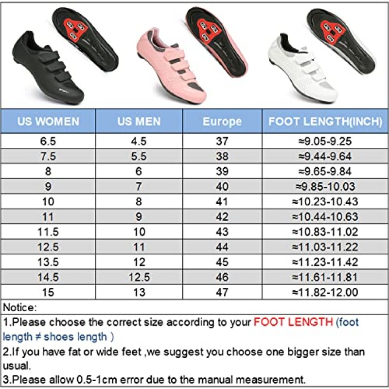 Honosuker 여성용 남성용 사이클링 신발 Peloton Delta SPD 스핀로드 자전거 자전거 신발과 호환 가능