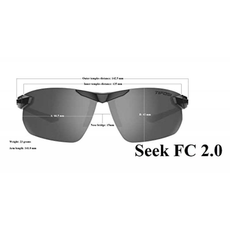 Seek FC 2.0 스포츠 선글라스 남성 및 여성 - 사이클링, 골프, 하이킹, 달리기, 테니스 및 피클볼에 적합