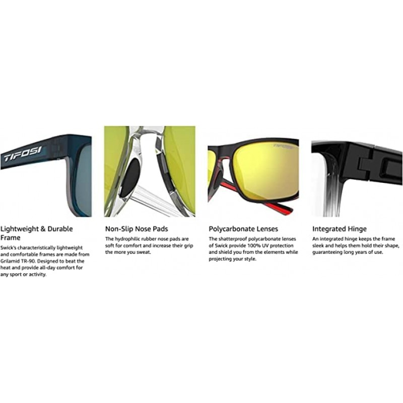 사이클링, 골프, 하이킹, 달리기, 테니스 및 피클볼, 라이프스타일에 이상적인 Swick 선글라스