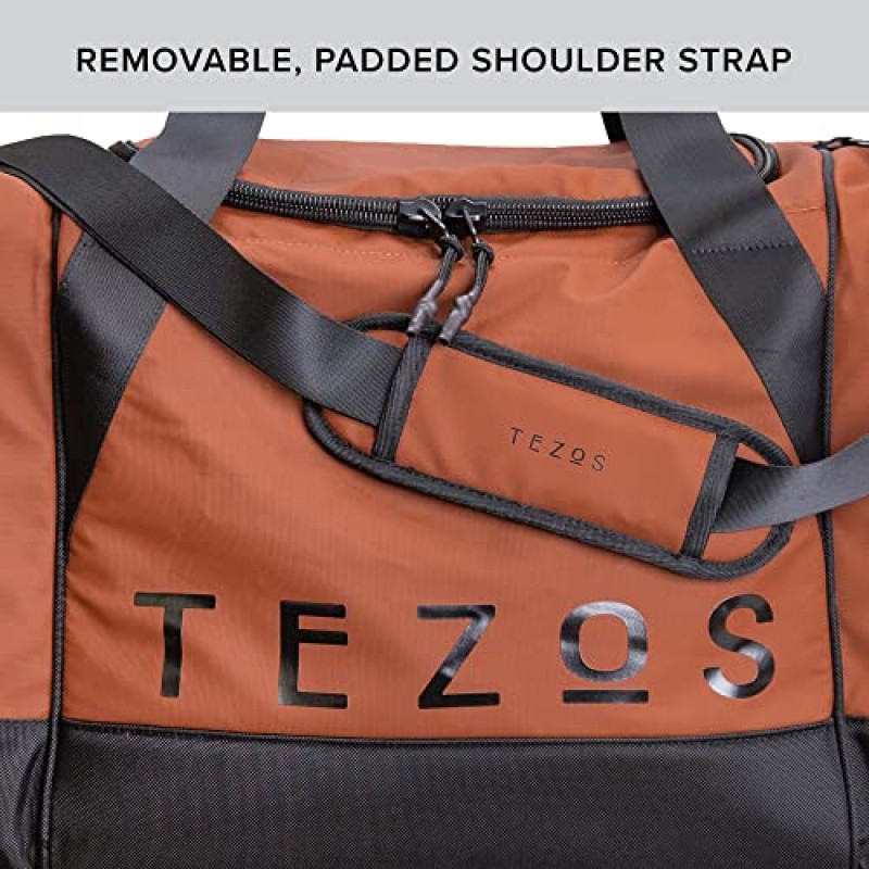 Tezos Timberline 스키 및 스노보드 더플, 78L 대형 야외 장비/부츠 가방