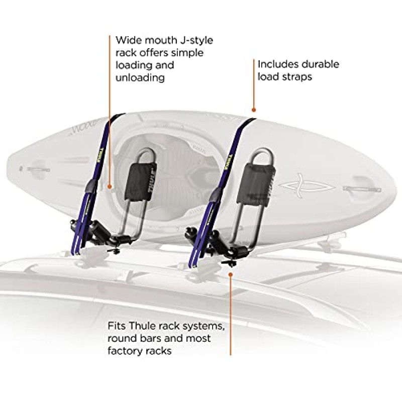 Thule Hull-a-Port 루프탑 카약 캐리어