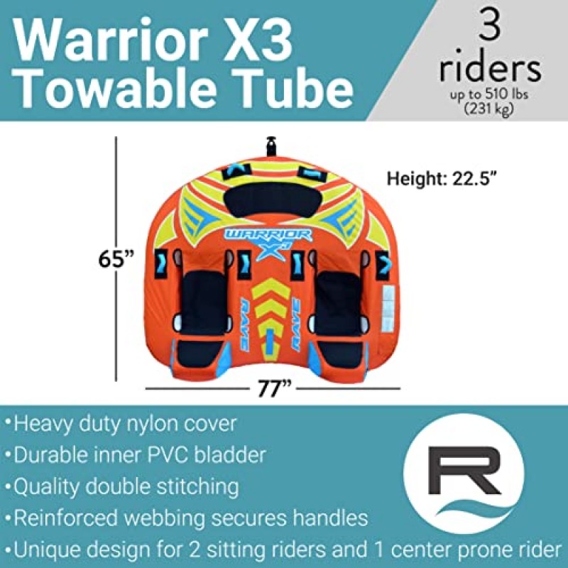 RAVE 스포츠 워리어 X3 Towables 라지