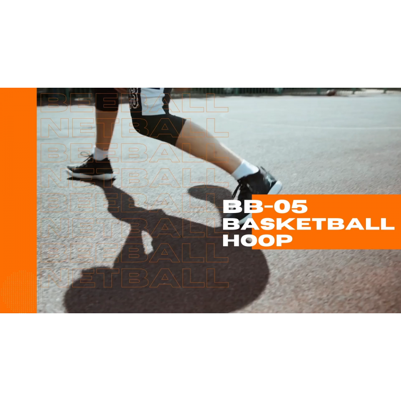 비볼 농구 골대 실외 - 높이 조절 가능 - 우수한 자외선 차단 백보드 - 실내 실외용 휴대용 농구 골대 시스템