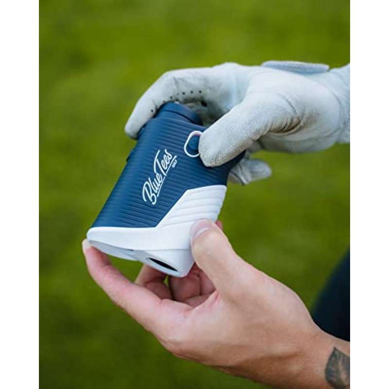 Blue Tees Golf - 슬로프 스위치가 포함된 시리즈 2 Pro 레이저 거리 측정기 - 800야드 범위, 슬로프 측정, 펄스 진동을 통한 플래그 잠금, 6X 배율