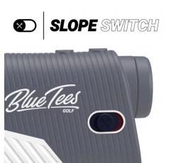 Blue Tees Golf - 슬로프 스위치가 포함된 시리즈 2 Pro 레이저 거리 측정기 - 800야드 범위, 슬로프 측정, 펄스 진동을 통한 플래그 잠금, 6X 배율