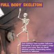 JOYIN 2 팩 16" 포즈 가능한 할로윈 해골 | 할로윈 장식, 묘지 장식, 유령의 집 액세서리를 위한 전신 포즈 가능한 관절 해골