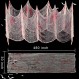 Aitey 할로윈 블러디 소름 끼치는 거즈 천 - 480 x 30 인치 할로윈 파티 용품 장식을위한 대형 짜증나는 혈액 패브릭 천 야외 마당 홈 벽 장식