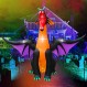 SEASONBLOW 12 FT Fire & Ice Dragon with Wings, 실내 실외 홈 파티 잔디 정원 마당을 위한 풍선 할로윈 장식