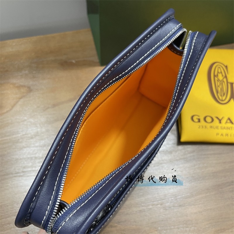 프랑스 구매대행 Goyard/Goya 프린트 세면용품 가방 클러치백 화장품 가방 남성과 여성을 위한 작은 사각형 가방 같은 스타일