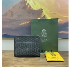 프랑스 구매대행 Goyard/Goya 프린트 세면용품 가방 클러치백 화장품 가방 남성과 여성을 위한 작은 사각형 가방 같은 스타일