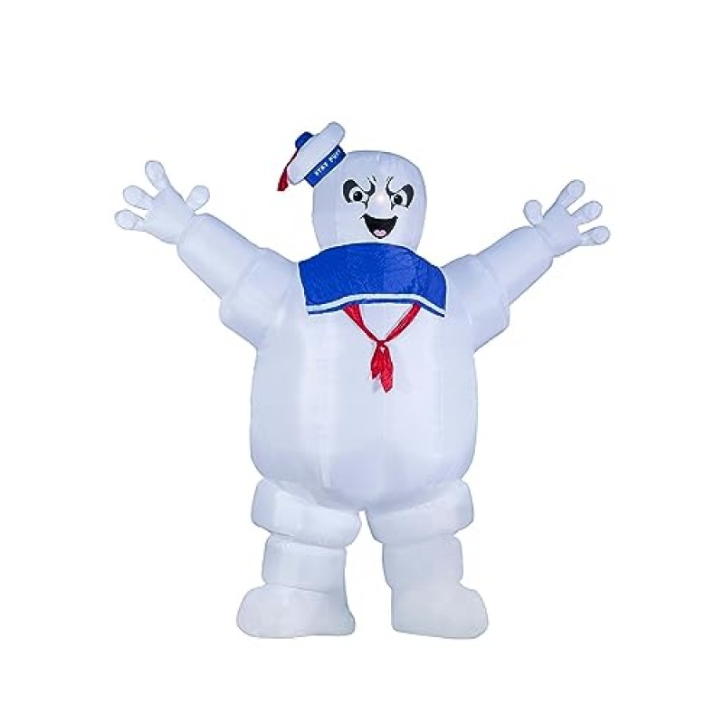 재미있는 의상 고스트버스터즈 Stay Puft 마시멜로 남자 풍선 할로윈 마당 장식 8FT 표준