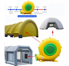 Qzgyoool 공기 송풍기 4M 와이어가 포함된 550와트, 1900Pa 펌프 팬 상업용 팽창식 바운스 하우스 송풍기, 팽창식 탄력 성 및 점프 슬라이드(550W,0.7HP)에 사용됨