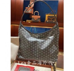 재고 있음 Goyard/Goya 호보 겨드랑이 가방 강아지 이빨 프린트 소형 쇼핑백 토트 여성 가방