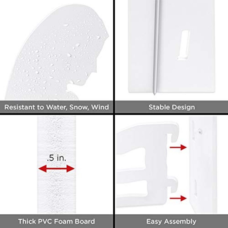 최고의 선택 제품 4피트 야외 성탄 장면, 내후성 장식, 크리스마스 성 가족 마당 장식, 방수 PVC - 흰색