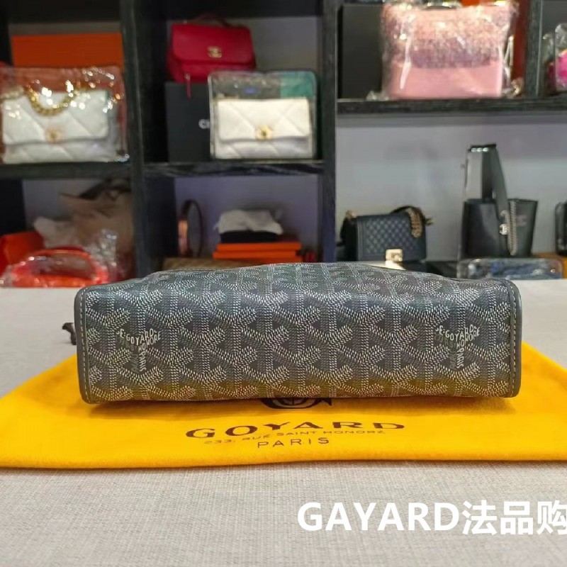 Goyard/Goya 여성용 가방에 적합 Y자형 노안 모두 인쇄된 내부 및 외부 구획 여행용 수납 가방 손 세면도구 가방