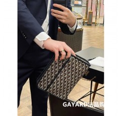 Goyard/Goya 여성용 가방에 적합 Y자형 노안 모두 인쇄된 내부 및 외부 구획 여행용 수납 가방 손 세면도구 가방