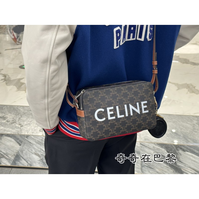 프랑스 다이렉트 메일 Celine/Celine TRIOMPHE 클래식 개선문 노안 카메라 백 크로스 바디 메신저 백