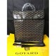 Spot 정품 Goyard Goya SaintLeger 접이식 캔버스 송아지 가죽 백팩 학교 가방 블랙 브라운