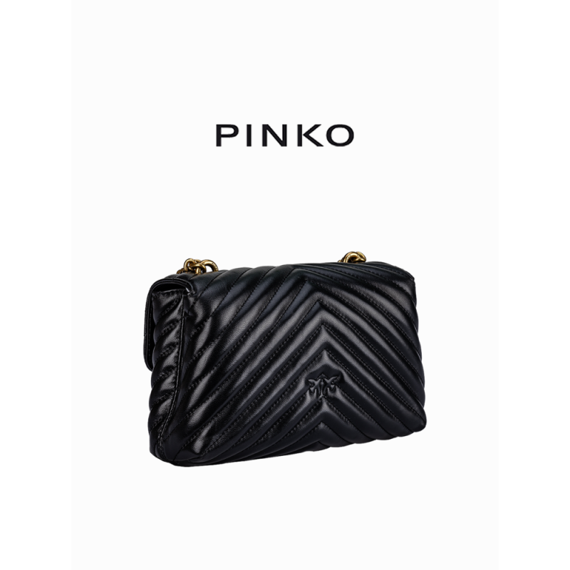 [핫셀추천] PINKO2023 클래식 누빔배지 버드백 제비백 100044A125