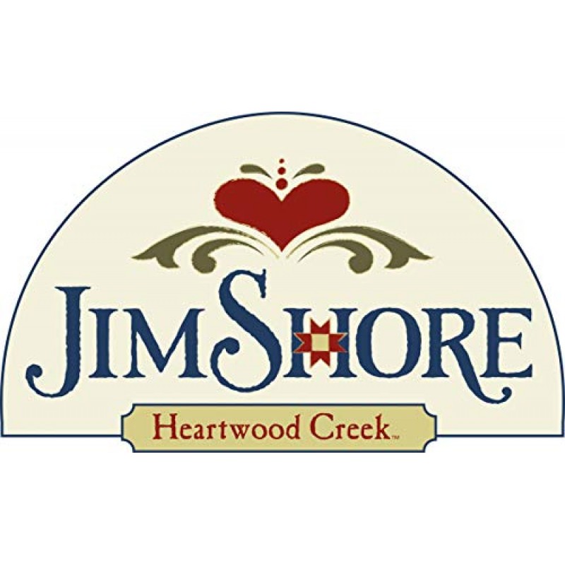 Jim Shore Heartwood Creek 독일산 산타석 수지 걸이 장식품, 4.75