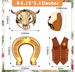 24 PC 서양 카우보이 장식품 나무 매달려 크리스마스 트리 장식품 서양 파티 장식 나무 카우걸 농장 모자 야생 부팅 서양 암소 말 장식품 크리스마스 트리 장식