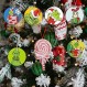 24pcs 크리스마스 Grinch 나무 장식품 크리스마스 나무 Grinch Decors Christmashanging 로그인 그놈 장식품 크리스마스 트리 홈 장식에 대 한 밧줄으로 펜 던 트