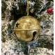 오트 장식 징글 벨 크리스마스 트리 장식품, 직경 3.35인치, 6팩(금박) - 클래식 금속 휴일 장식