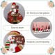 Aneco 3 조각 테이블 탑 크리스마스 장식 귀여운 크리스마스 앉아 산타 눈사람 순록 인형 긴 다리 홈 장식에 대한 크리스마스 장식