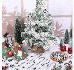 96 Pcs 크리스마스 사탕 지팡이 사탕 소용돌이 갈 랜드 플라스틱 크리스마스 트리 장식 사탕 지팡이 매달려 장식품 크리스마스 파티 크리스마스 홈 (블랙)에 대 한 로프와 롤리팝 페퍼민트 장식품