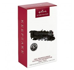 홀마크 기념품 크리스마스 장식 2023, 라이오넬 열차 블랙 1361 펜실베이니아 K4 증기 기관차 금속, 기차 선물
