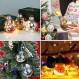 15 Pcs DIY 분명 채울 수 있는 크리스마스 장식품, 크리스마스, 할로윈, 생일, 웨딩 장식, DIY 공예품 장식(60 mm)을 위한 2.36인치 투명한 비산 방지 플라스틱 크리스마스 장식 공