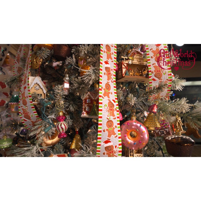 올드 월드 크리스마스 하누카 크리스마스 트리 드레이델을 위한 유리 불어 장식품