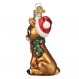 올드 월드 크리스마스 루돌프 빨간코 순록 루돌프와 클라리스 유리로 불어 만든 크리스마스 트리 장식품