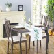 Brio Trends Boho Decor Greenery 테이블 러너 - 가을을 위한 유칼립투스 화환 프린트가 있는 농가 주방 장식, 가을 테이블 장식, 특별한 경우 - 녹색 잎이 있는 흰색, (길이 13 x 108인치)