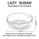 4 팩 Lazy Susan 정리함, 캐비닛용 11.5인치 투명 Lazy Susan 턴테이블 랙 - 360도 회전 및 2개 핸들 디자인, 식품 저장실 정리 및 보관, 주방 조리대, 냉장고, 화장대