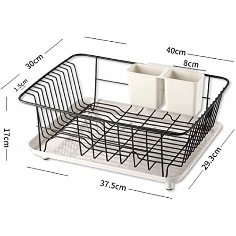 ESRADA 접시걸이 배수걸이 젓가락 수납함 바구니 주방가구 수납장 접시걸이 (색상 : 흰색) (색상 : 흰색) 카운터 정리함 (색상 : 흰색) (색상 : 검정색)