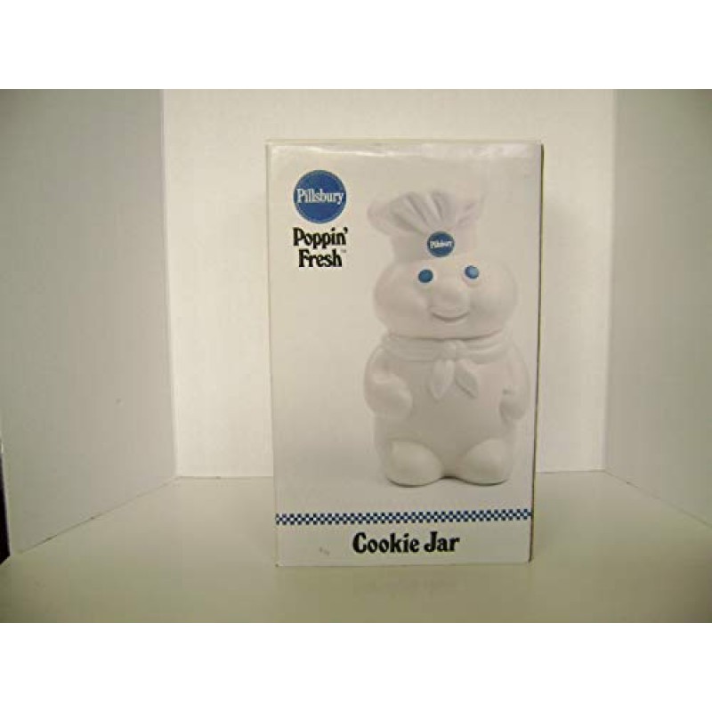 1988 Pillsbury Doughboy 세라믹 쿠키 용기 - 높이 12인치