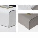 티슈 박스 홀더 현대적인 단순 가정용 티슈 보관함 하이 엔드 데스크탑 장식 절묘하고 내구성이 뛰어난 티슈 박스 펌핑 종이 상자 페이셜 티슈 박스 커버 (색상 : Gris, 크기 : M)