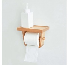 TAMSOI 티슈 홀더, 1pc 욕실 화장지 홀더 가정용 화장실 티슈 상자 종이 튜브 나무 화장실 롤 홀더
