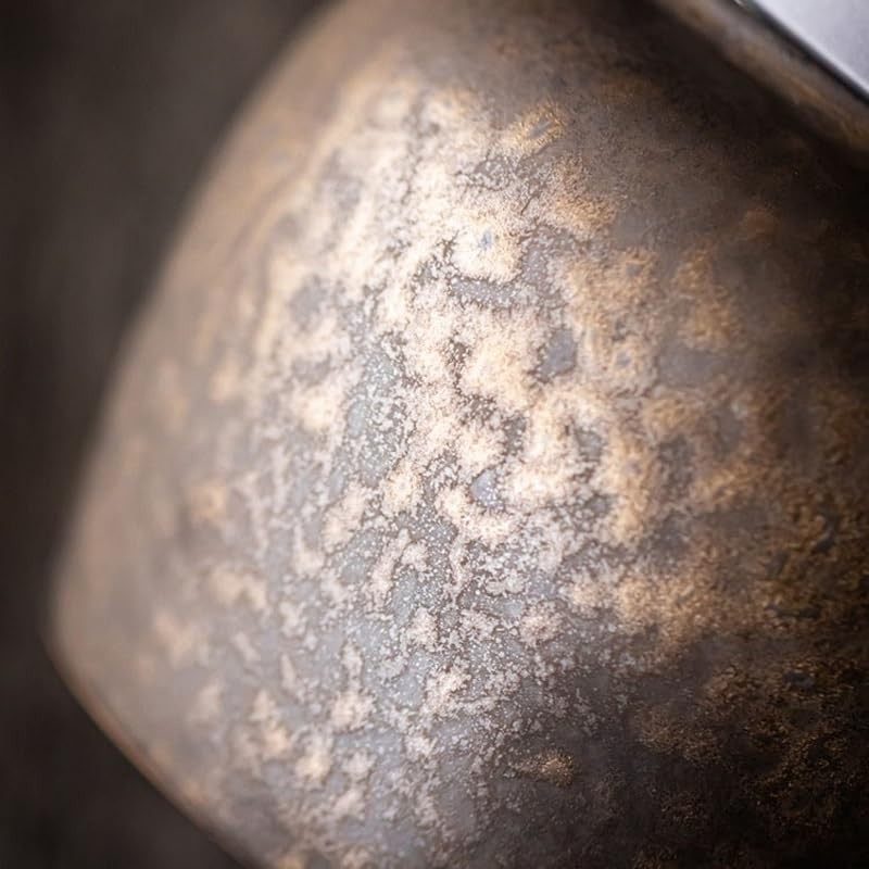WFHTU 빈티지 세라믹 항아리 금속 뚜껑 봉인 된 차 주전자 가정용 도자기 보관 용기 실내 장식 (색상 : D, 크기 : 11.8 * 15cm)